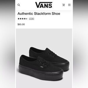 Vans Authentic stackform